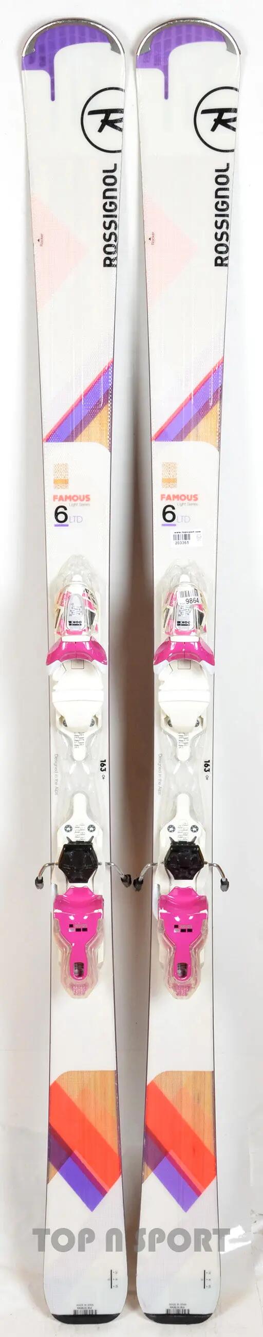 RECONDITIONNE - Skis Rossignol FAMOUS 6 LTD - BON 4/5