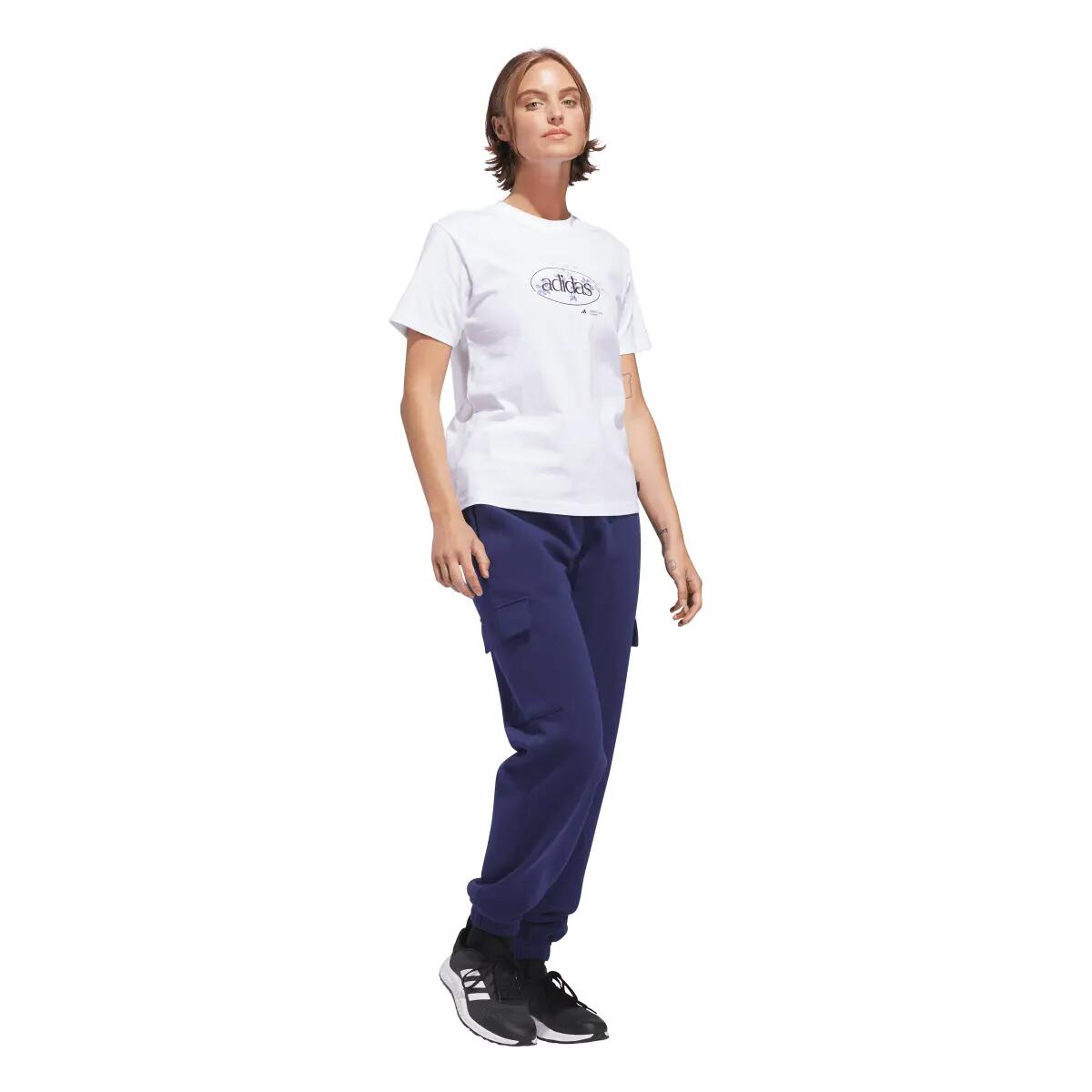 Koszulka damska ADIDAS  W Elem Flrl Tee XS 3/6
