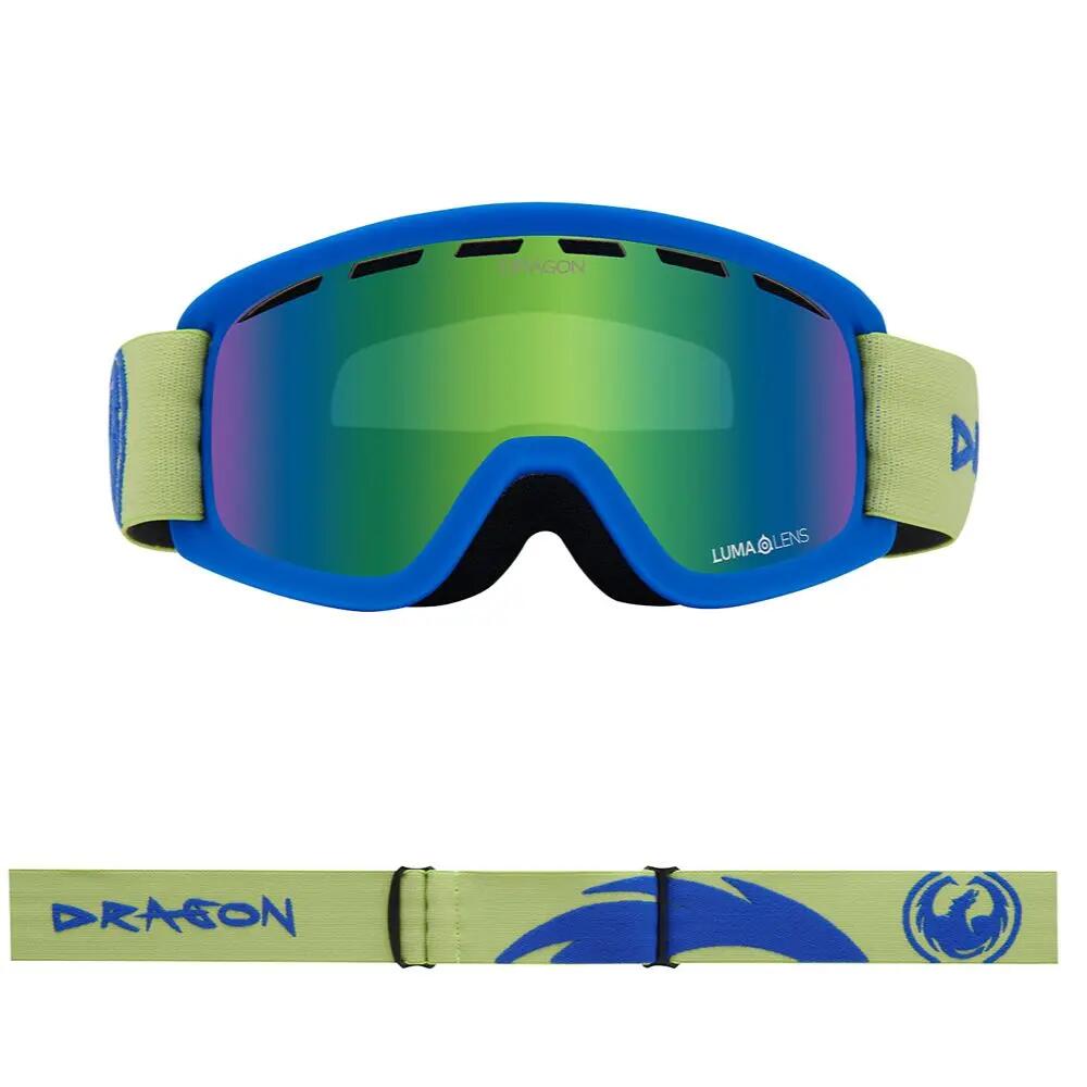 LIL D Occhiali Da Sci Per Ragazzi - Green Glow/LL Green Ionized 2/5