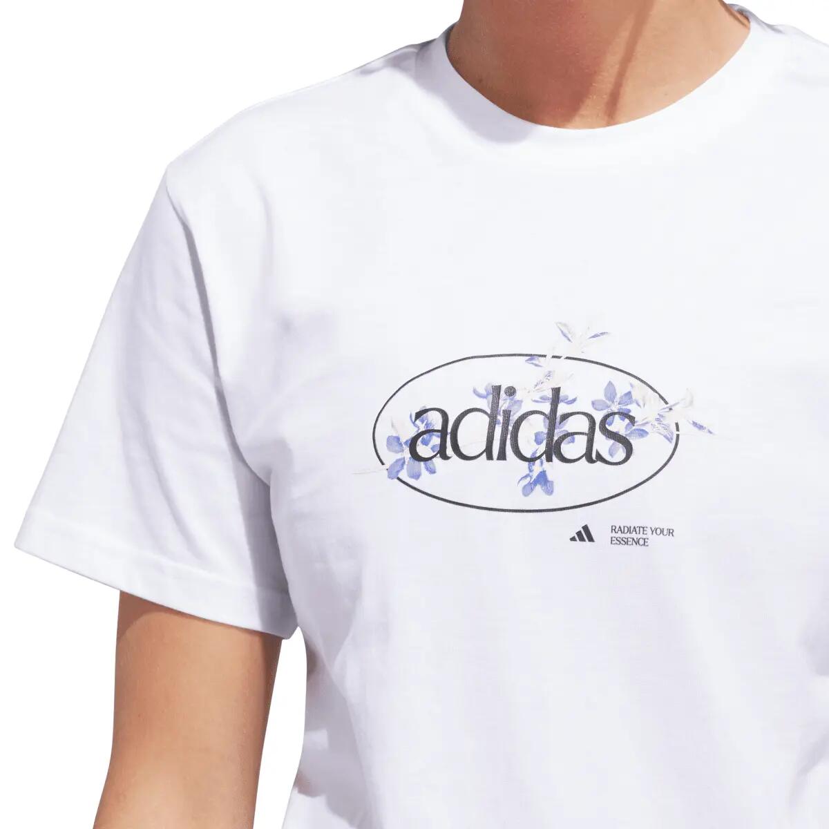 Koszulka damska ADIDAS  W Elem Flrl Tee XS 2/6