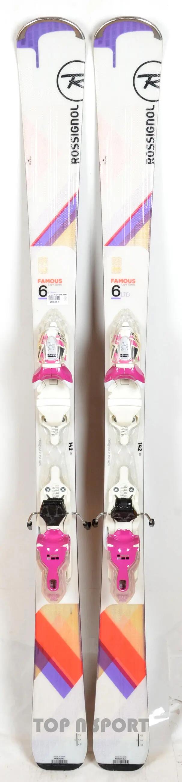 RECONDITIONNE - Skis Rossignol FAMOUS 6 LTD - BON 2/5