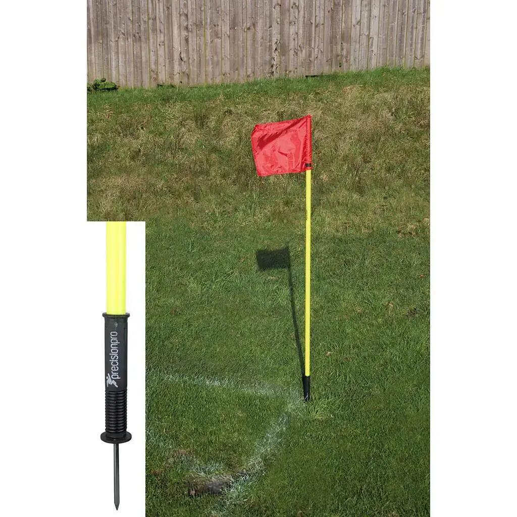 Corner soccer flag Precision Sprung (x4)