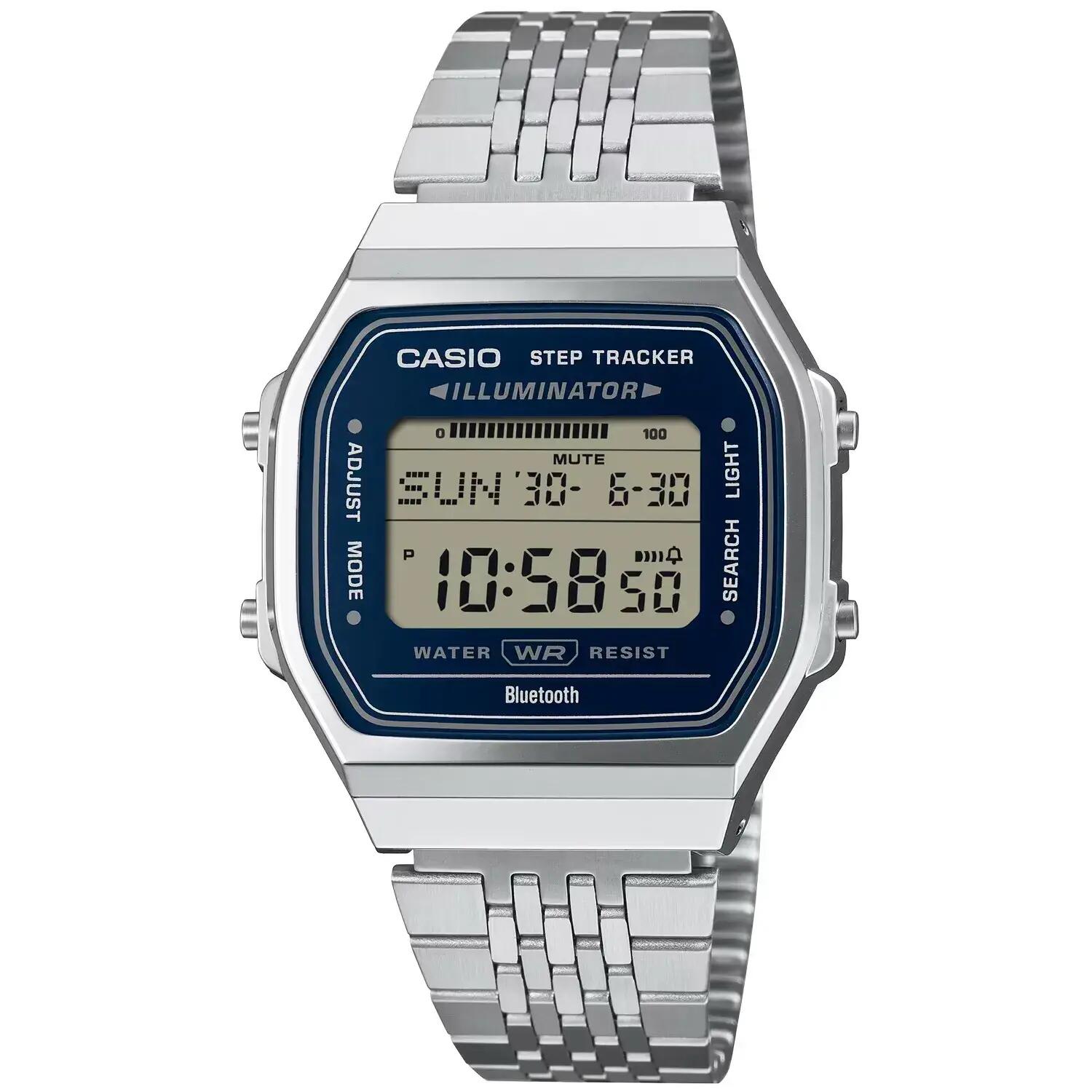 Casio Digitaal Horloge Zilverkleurig/Blauw ABL-100WE-2AEF