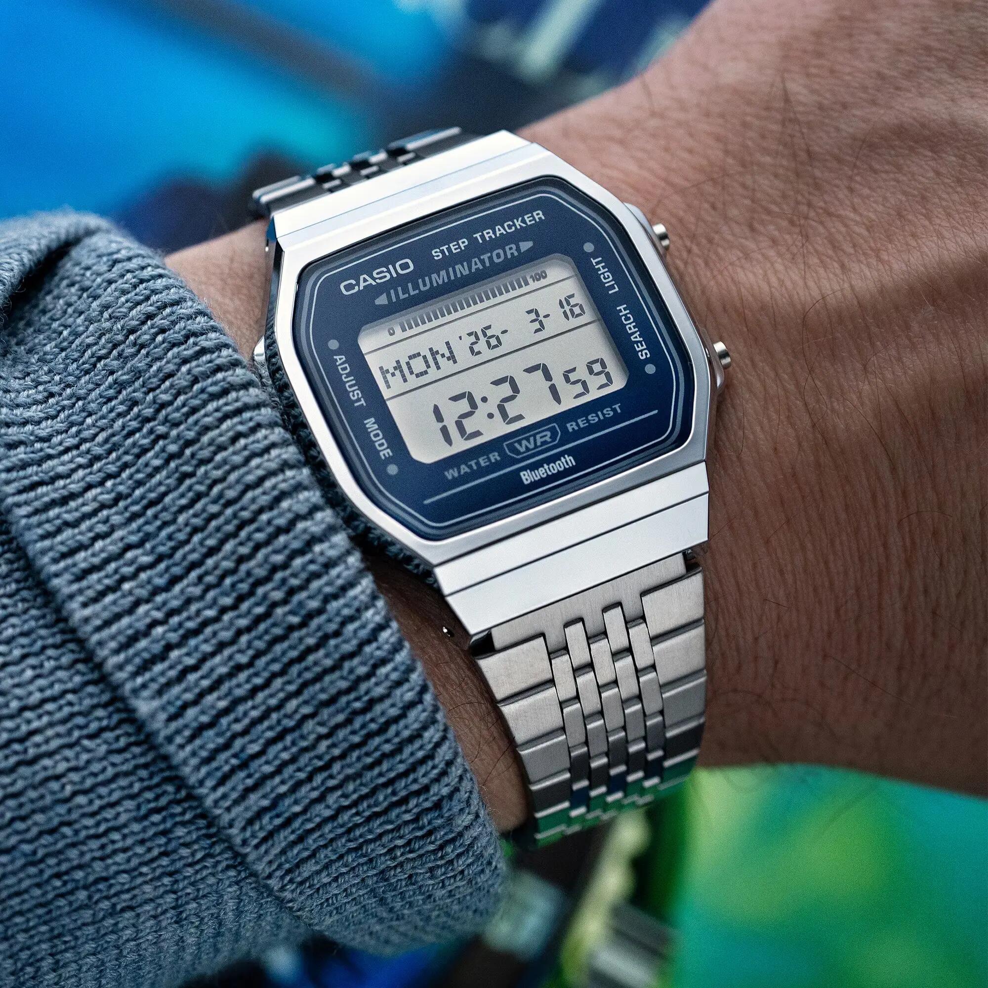 Casio Digital Montre Argent/Bleu ABL-100WE-2AEF 5/6
