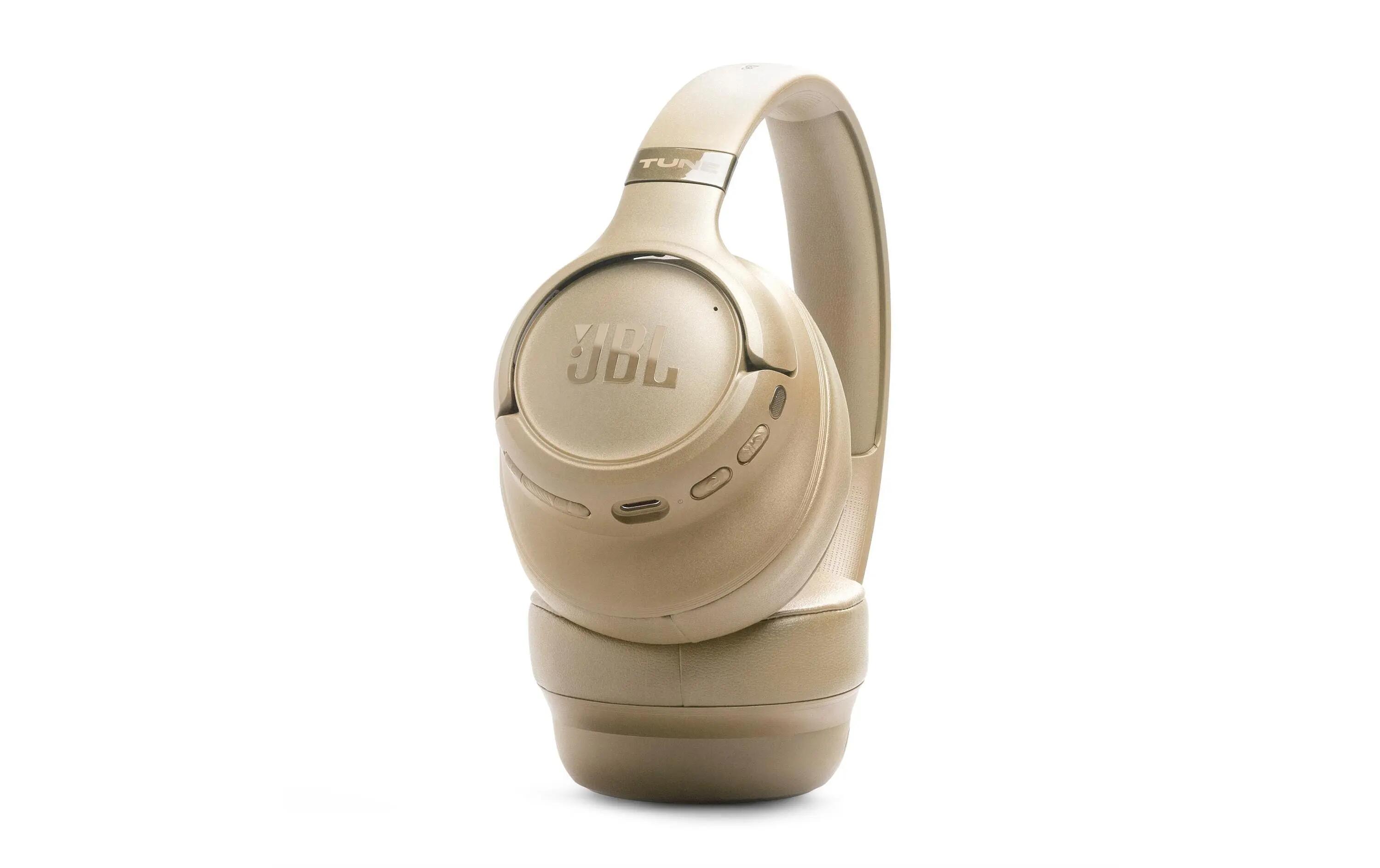 JBL TUNE 780NC Cuffie over-ear wireless beige 3/3