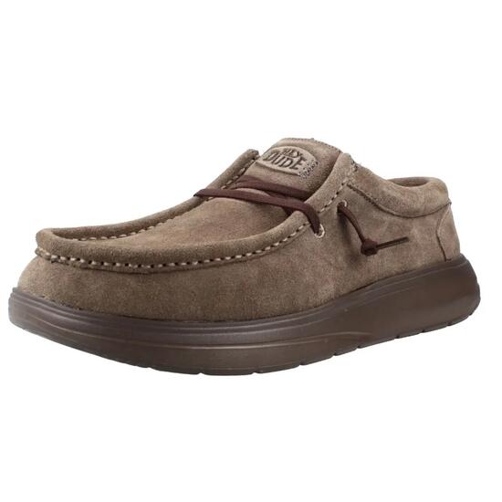 Sneakers für Männer Hey Dude Wally x Wildleder Braun