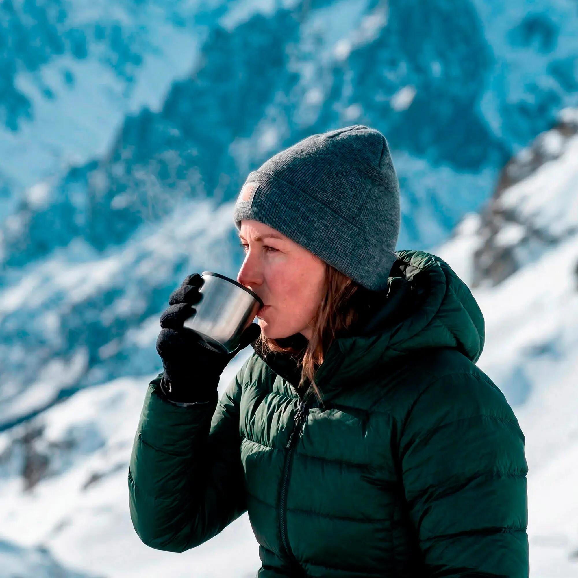 Bouteille isotherme Thermos 1L en acier inoxydable à double paroi avec gobelet 4/7