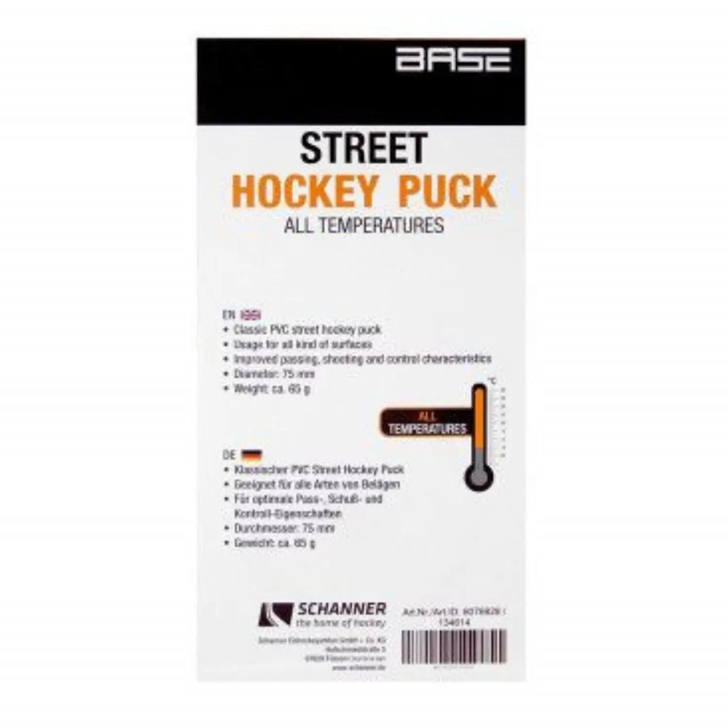 BASE Streethockey Puck, oranje 2/2
