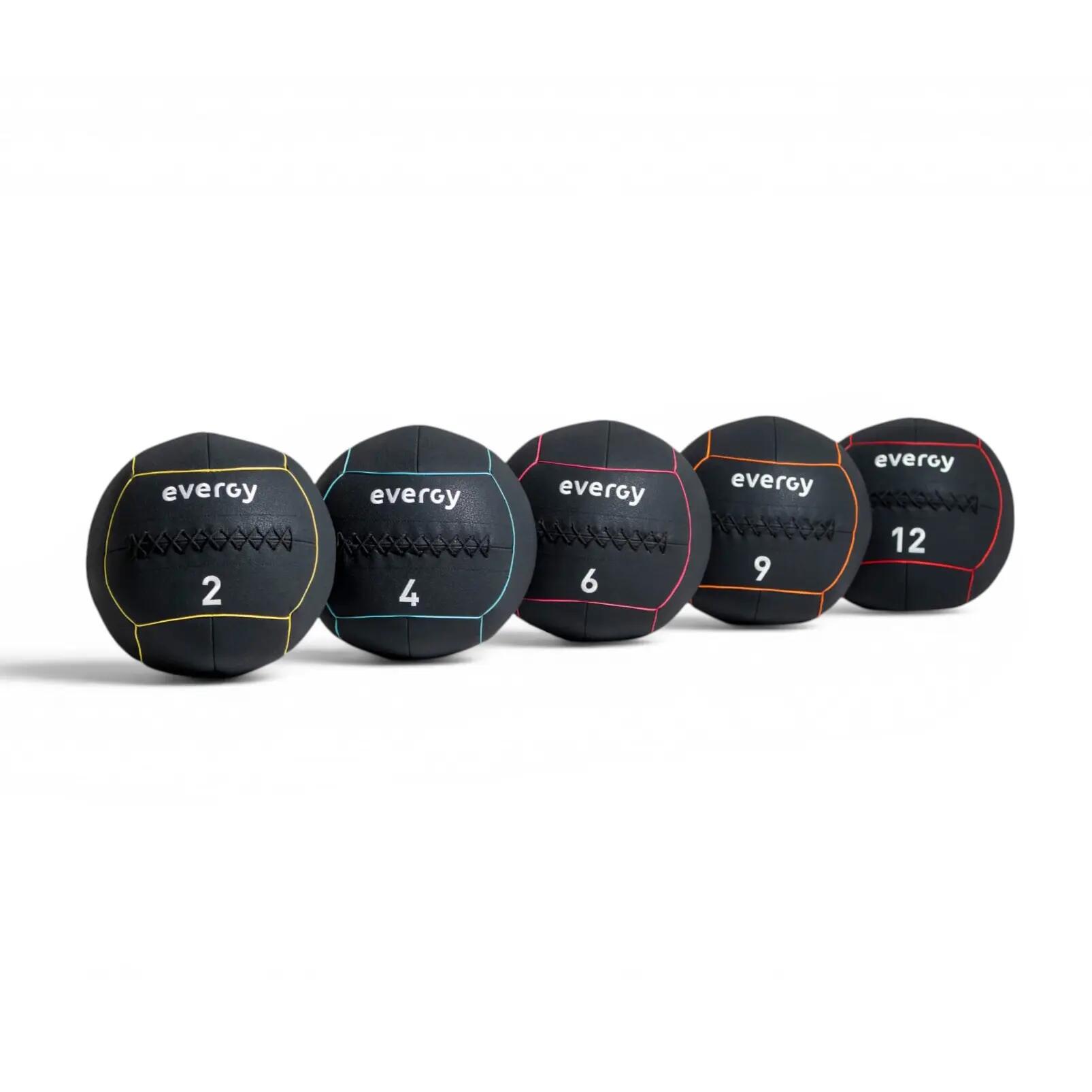 Fitness Wall Ball Balón Medicinal Entrenamiento Híbrido 9 kg 5/5