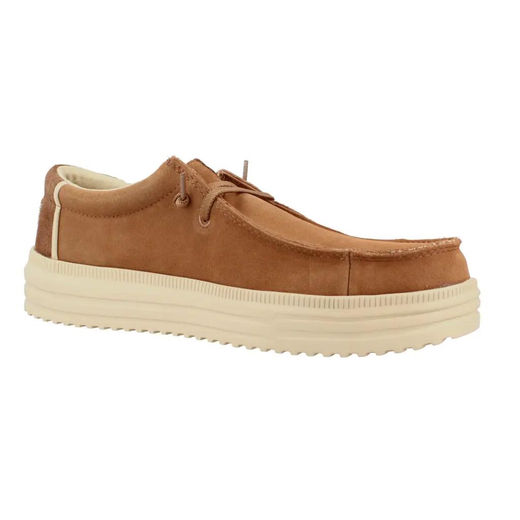 Buty HEY DUDE HD45845 REV SUEDE Jasnobrązowy 5/5