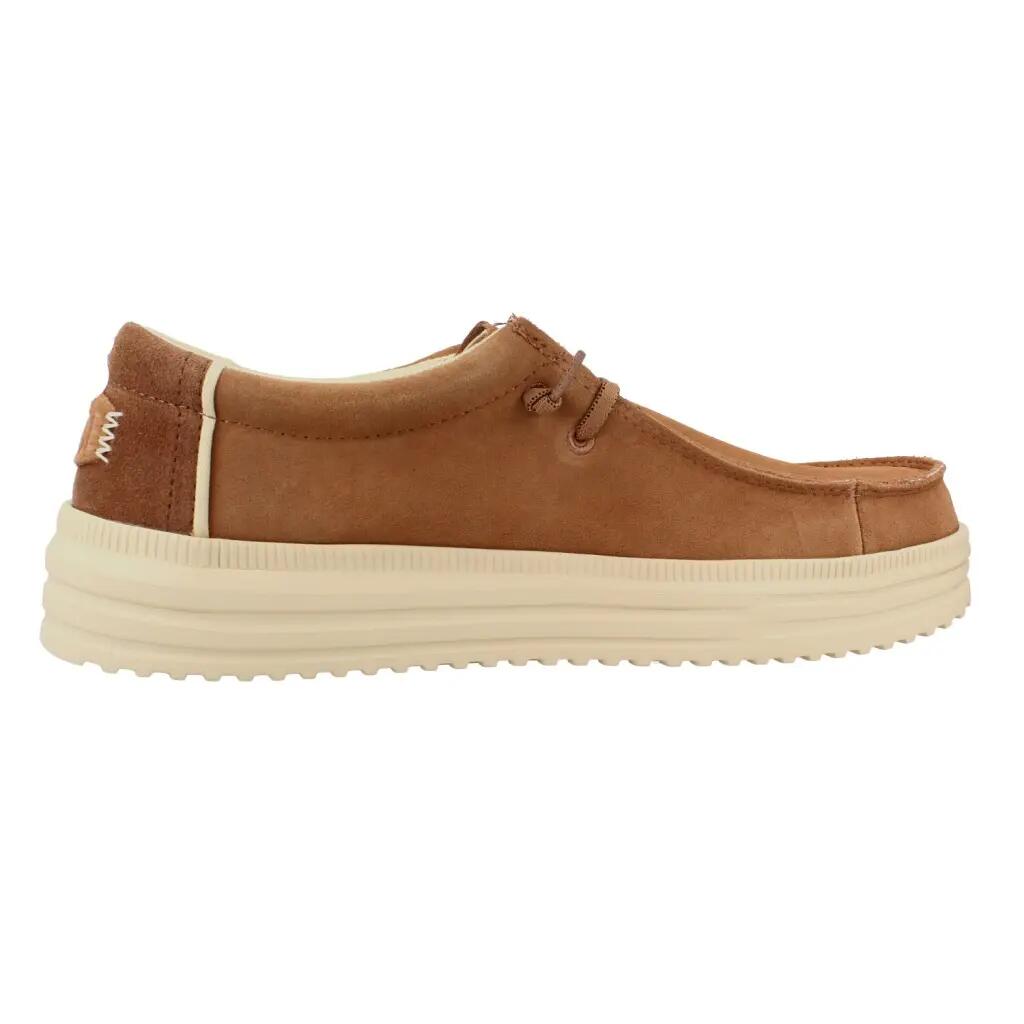 Buty HEY DUDE HD45845 REV SUEDE Jasnobrązowy 4/5