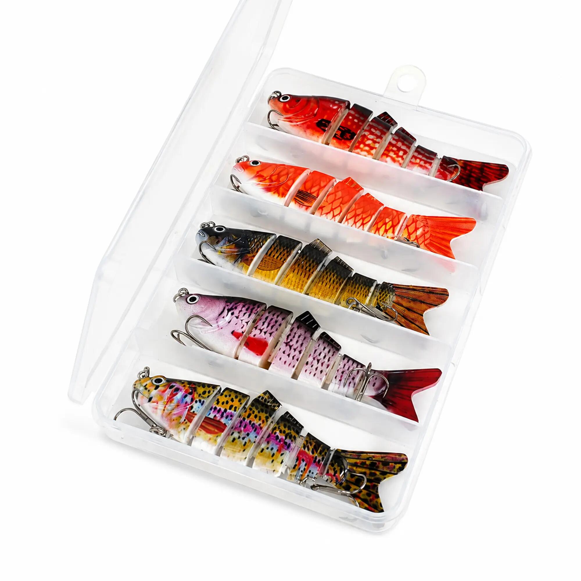 Set de swimbaits Fish-Xpro - 5 pièces - 10 cm - 17 g - Coulants 2/7