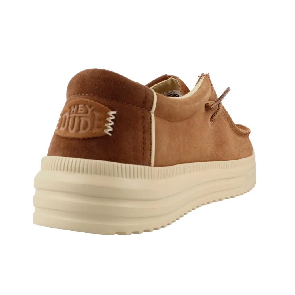 Buty HEY DUDE HD45845 REV SUEDE Jasnobrązowy 3/5