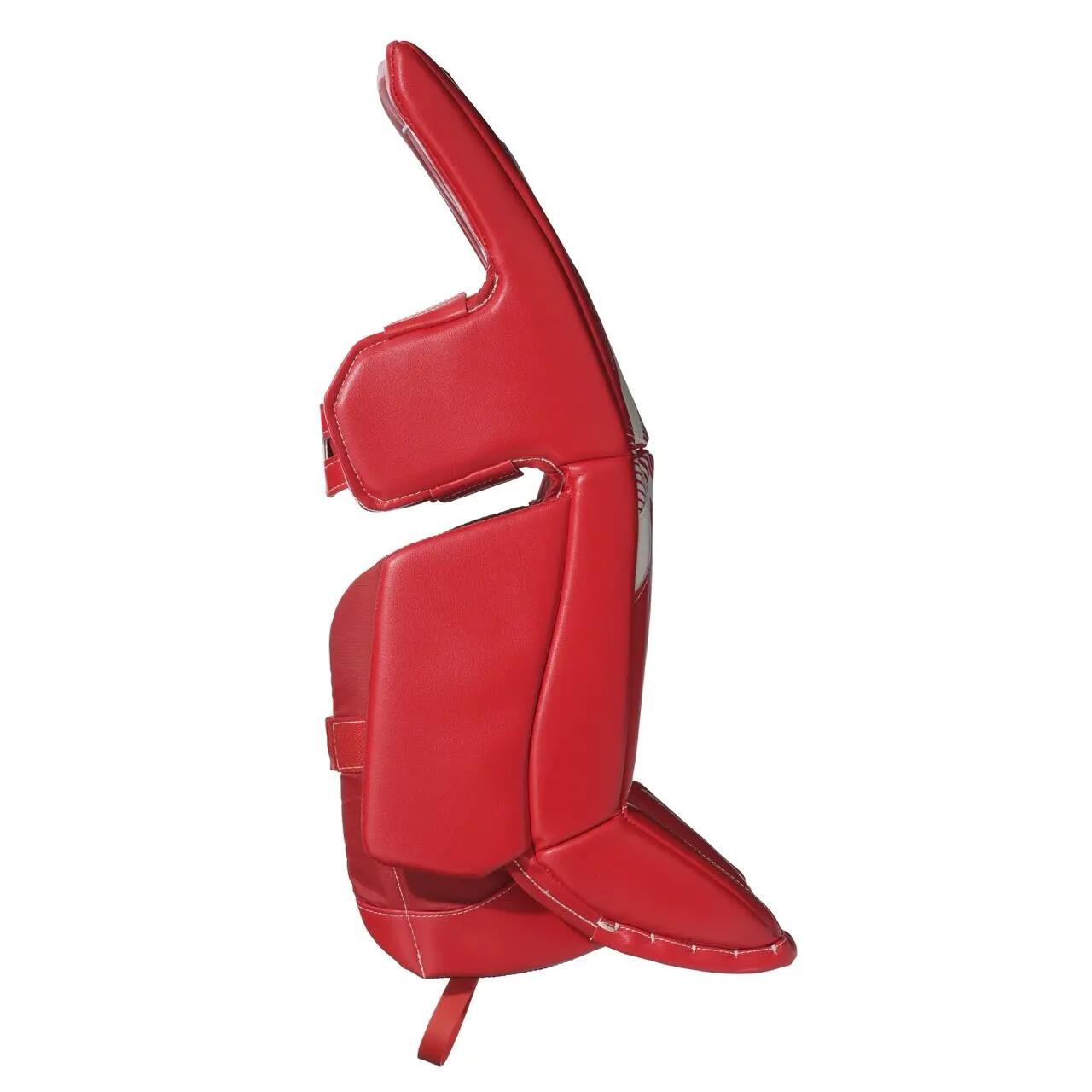 CCM GPPHNMCC Junior CCM Phenom proteções de baliza Vermelho/branco para crianças 3/4