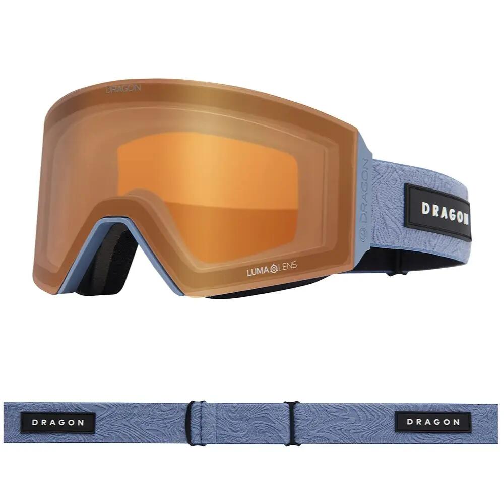 RVX MAG OTG Unisex Skibrille - Steel Blue/LL Silver Ionized & LL Amber 5/6