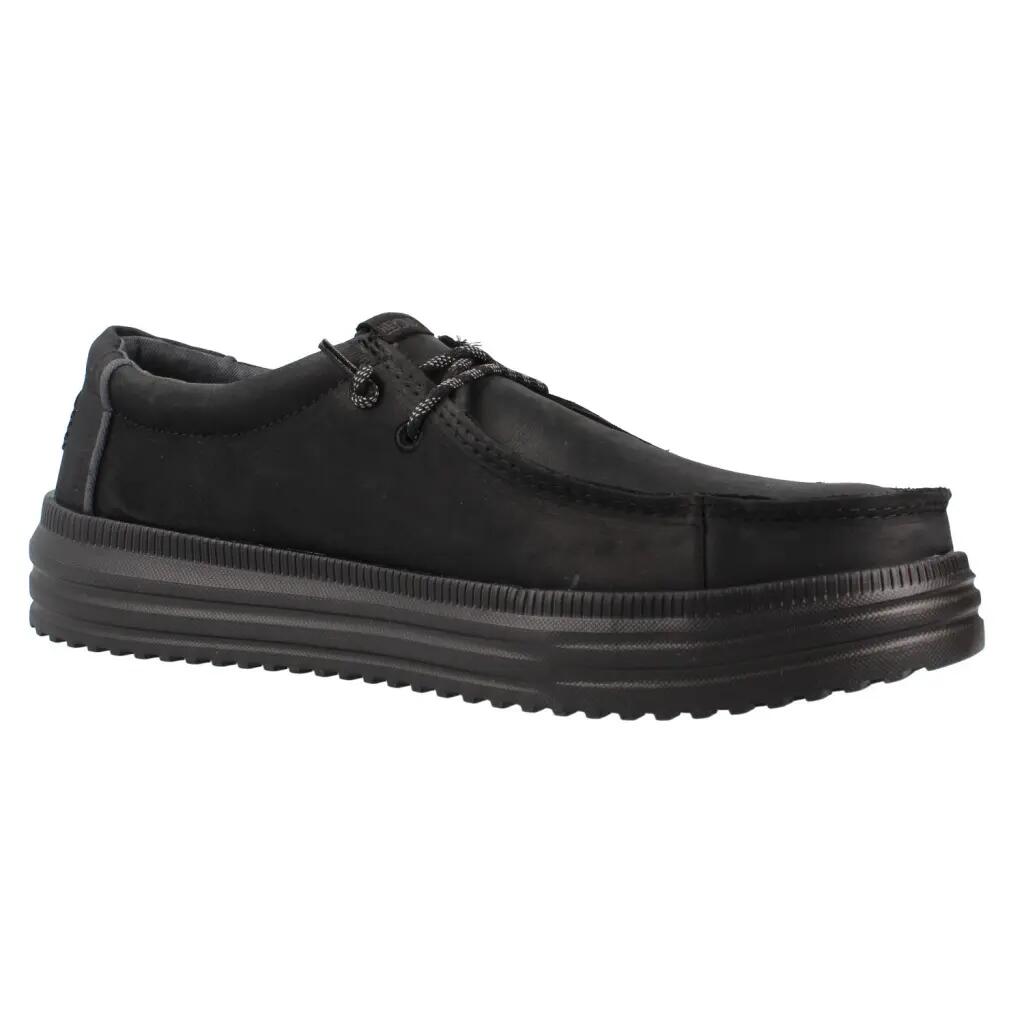 Buty HEY DUDE HD45847 REV TUMBLED LEATHER Czarny 5/5