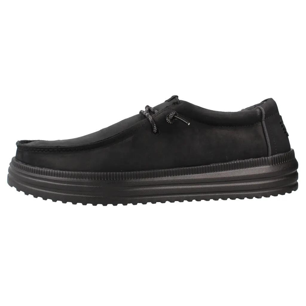 Buty HEY DUDE HD45847 REV TUMBLED LEATHER Czarny 2/5