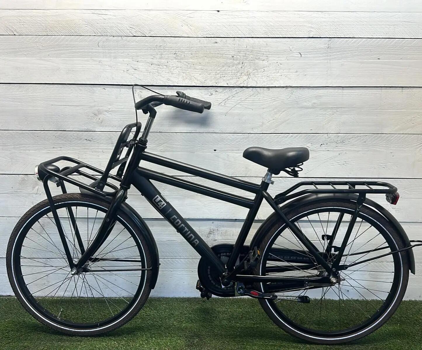 Cortina transport stadsfiets bike, zwart 2/2