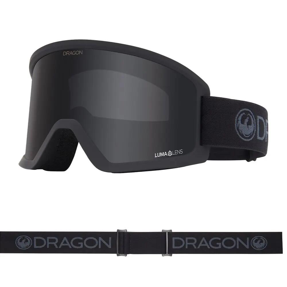 DX3 L OTG Unisex Snow Goggles - Blackout/Lumalens Dark Smoke