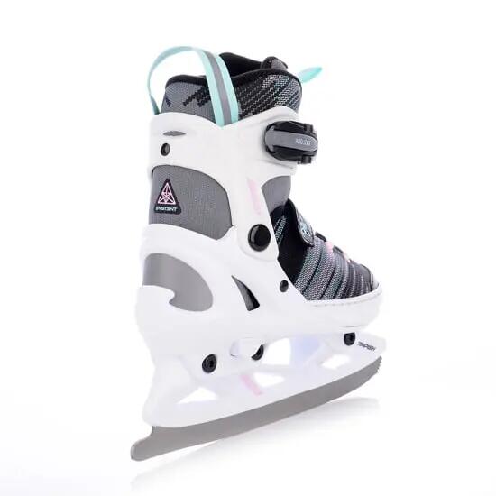 Patins à glace - patinage - fille - réglables, anatomiques - noir 4/5