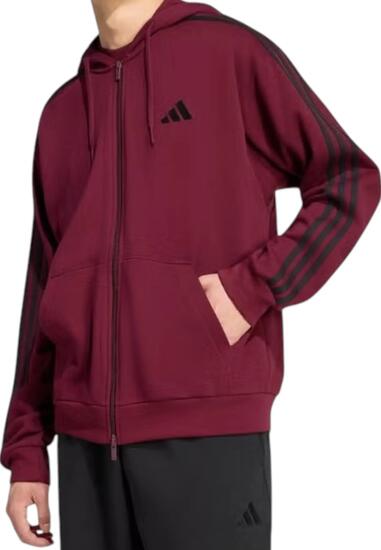 Sweatshirt à capuche zippé adidas Essentials 3-Stripes