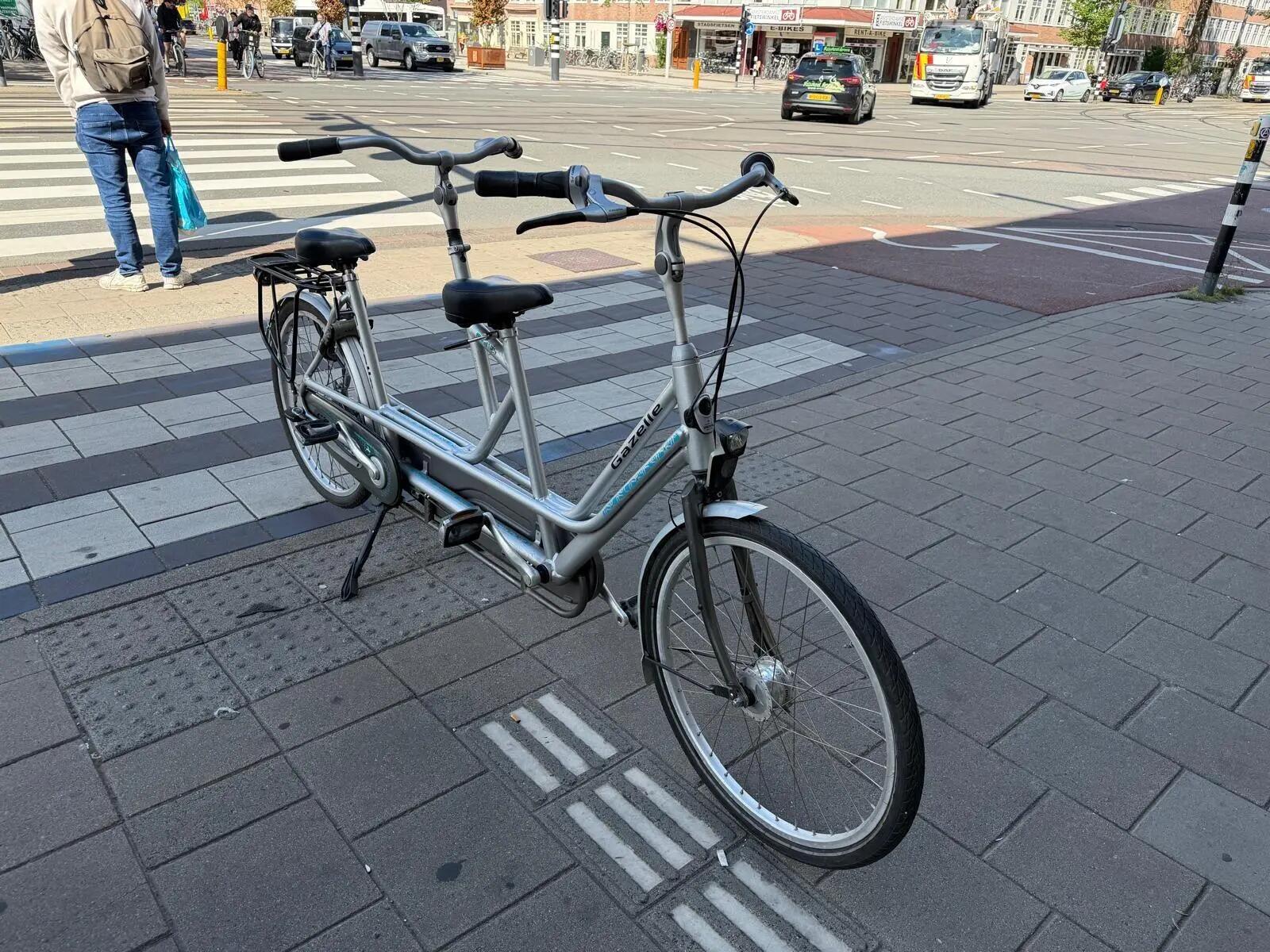 Gazelle Tandem bike, metal/grijs 5/6