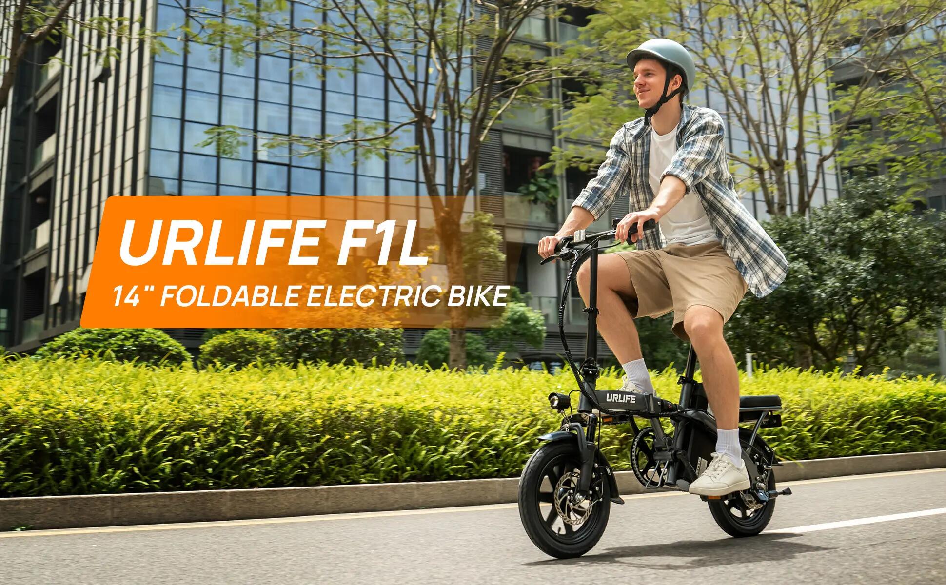 Faltbares elektrisches Stadtfahrrad URLIFE F1L 260W 360Wh 14-Zoll 8/11