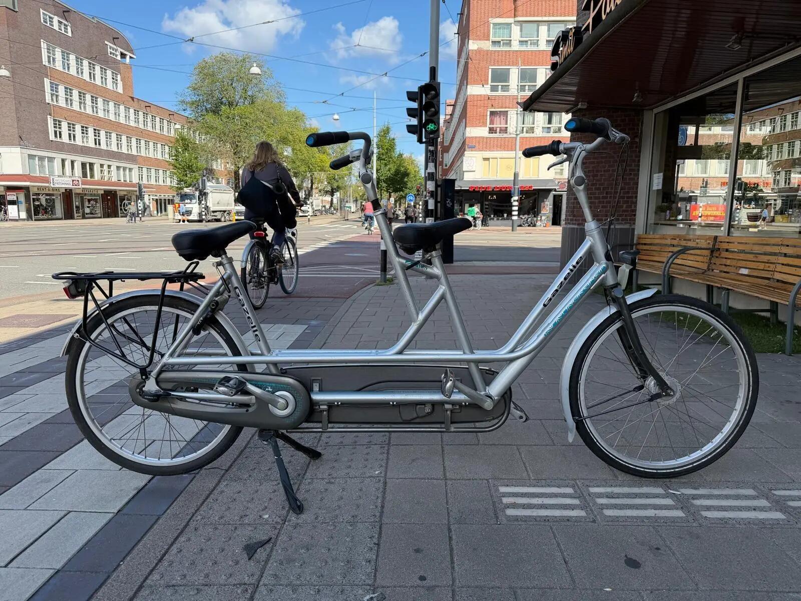 Gazelle Tandem bike, metal/grijs 4/6