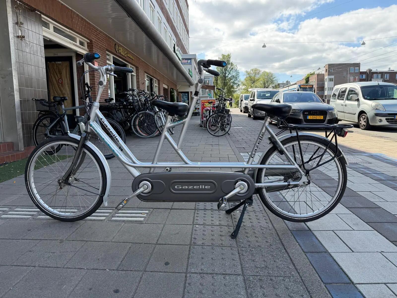 Gazelle Tandem bike, metal/grijs 2/6