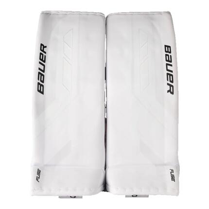BAUER Supreme Fuse Senior XL białe podudzia bramkarskie dla dorosłych