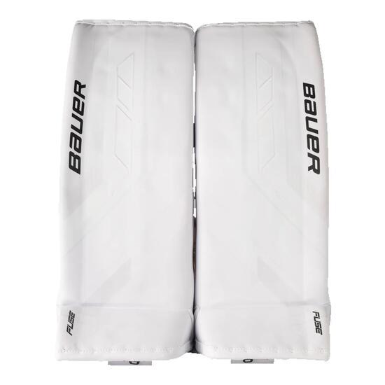 BAUER Supreme Fuse Senior XL białe podudzia bramkarskie dla dorosłych