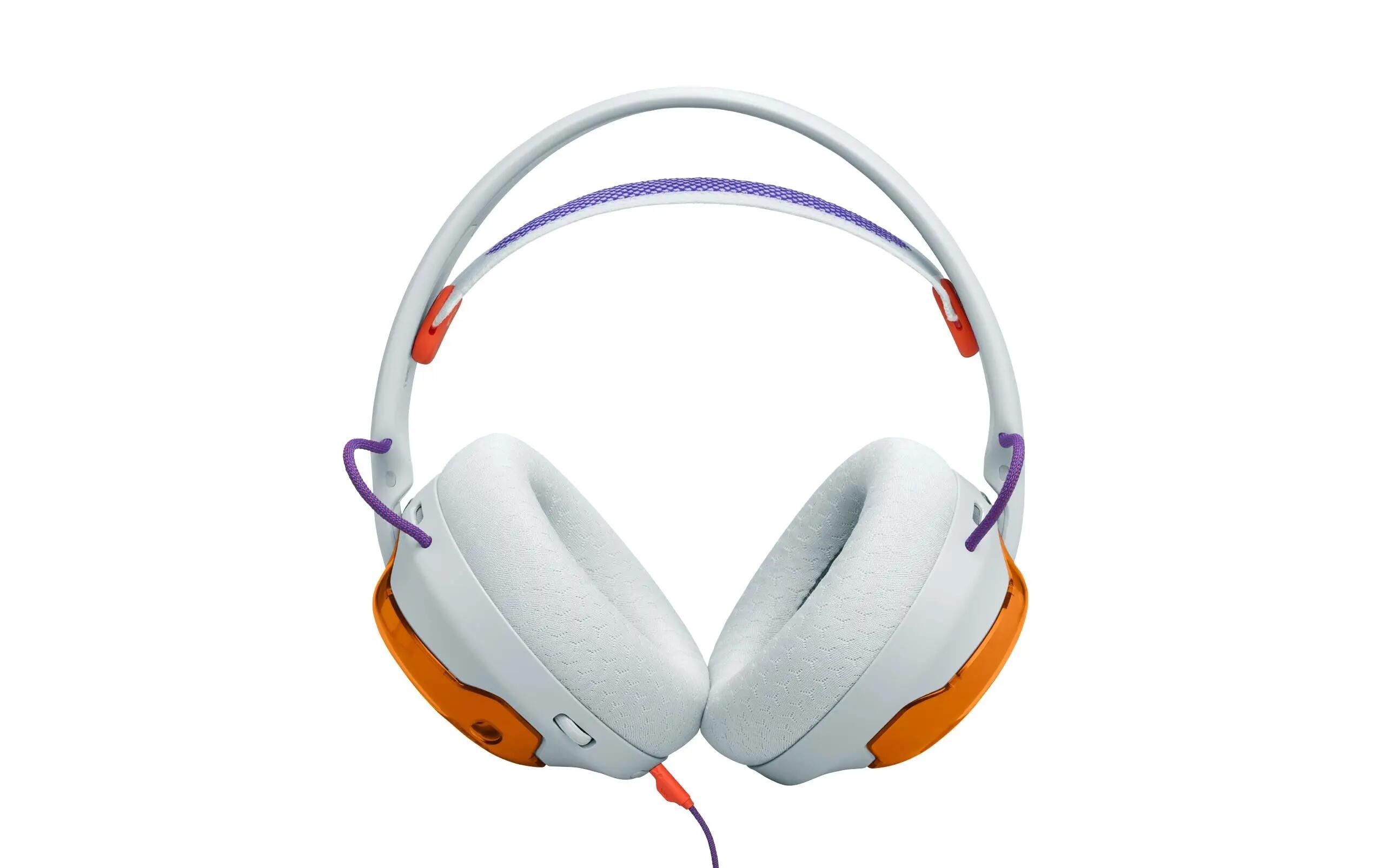 JBL Quantum 250 Over-Ear Gaming Headset Orange/White 2/3