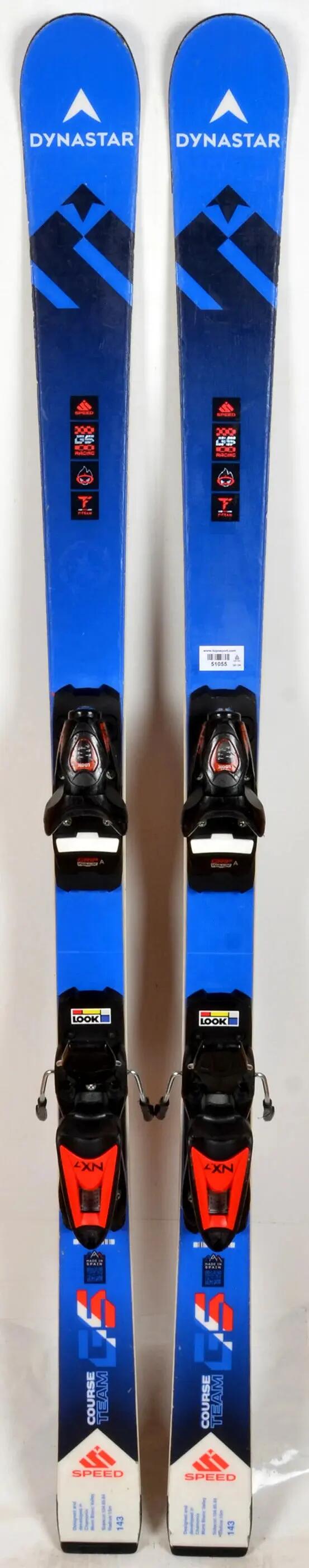 RECONDITIONNE - Skis junior Dynastar SPEED COURSE TEAM GS blue - BON 3/4