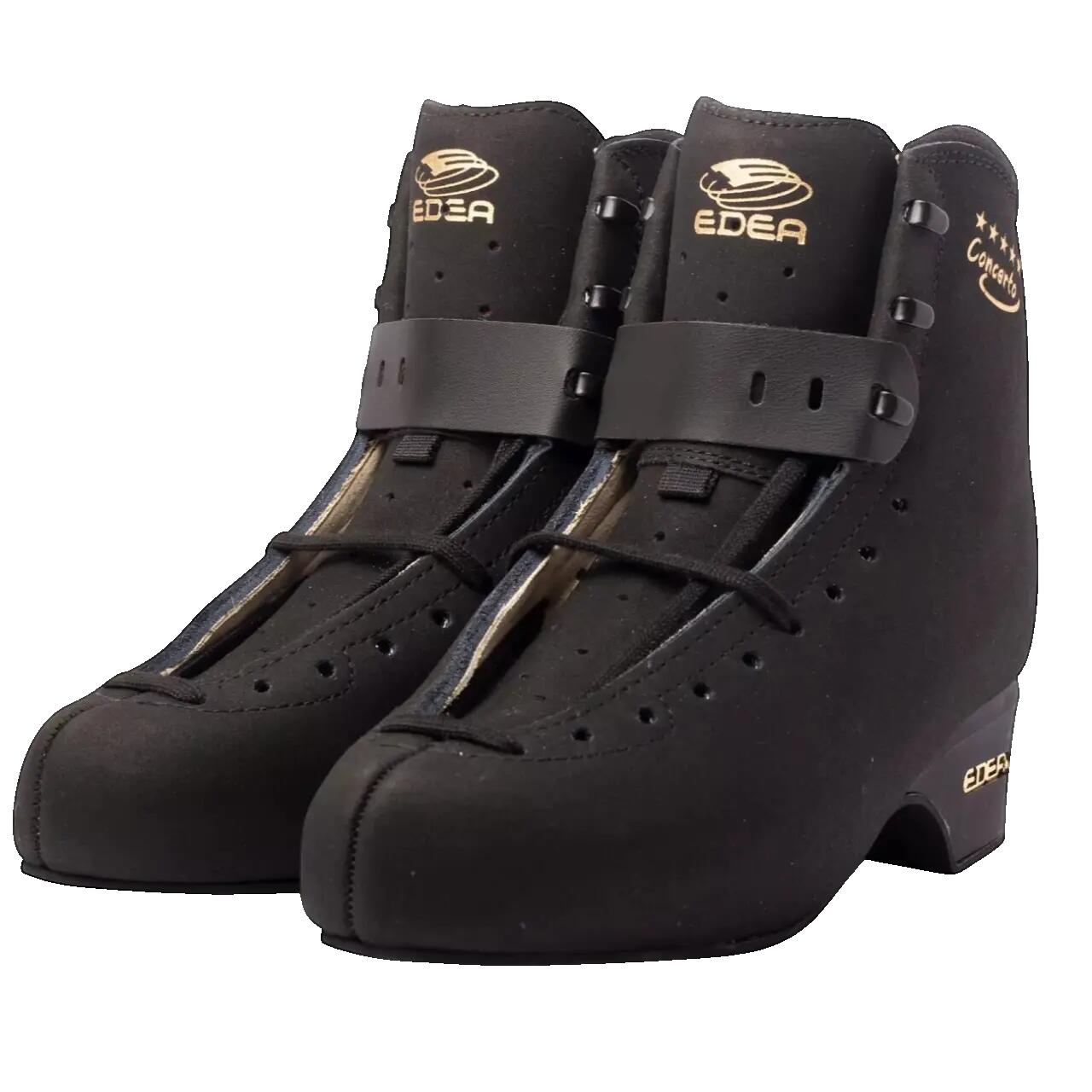 EDEA patins de gelo Concerto pretos Forma Size para patinagem artística – D 3/4