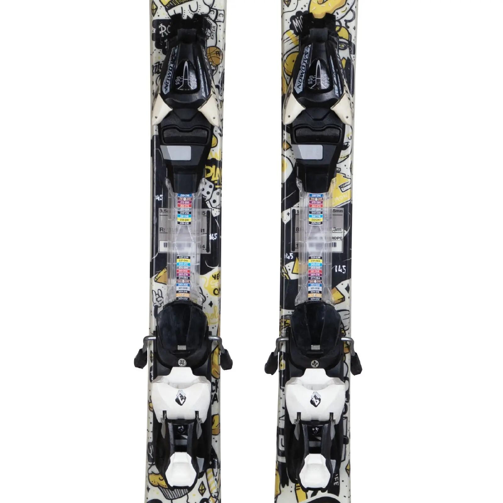 RECONDITIONNE - Ski Junior Apo Justin + Fixations 3/4