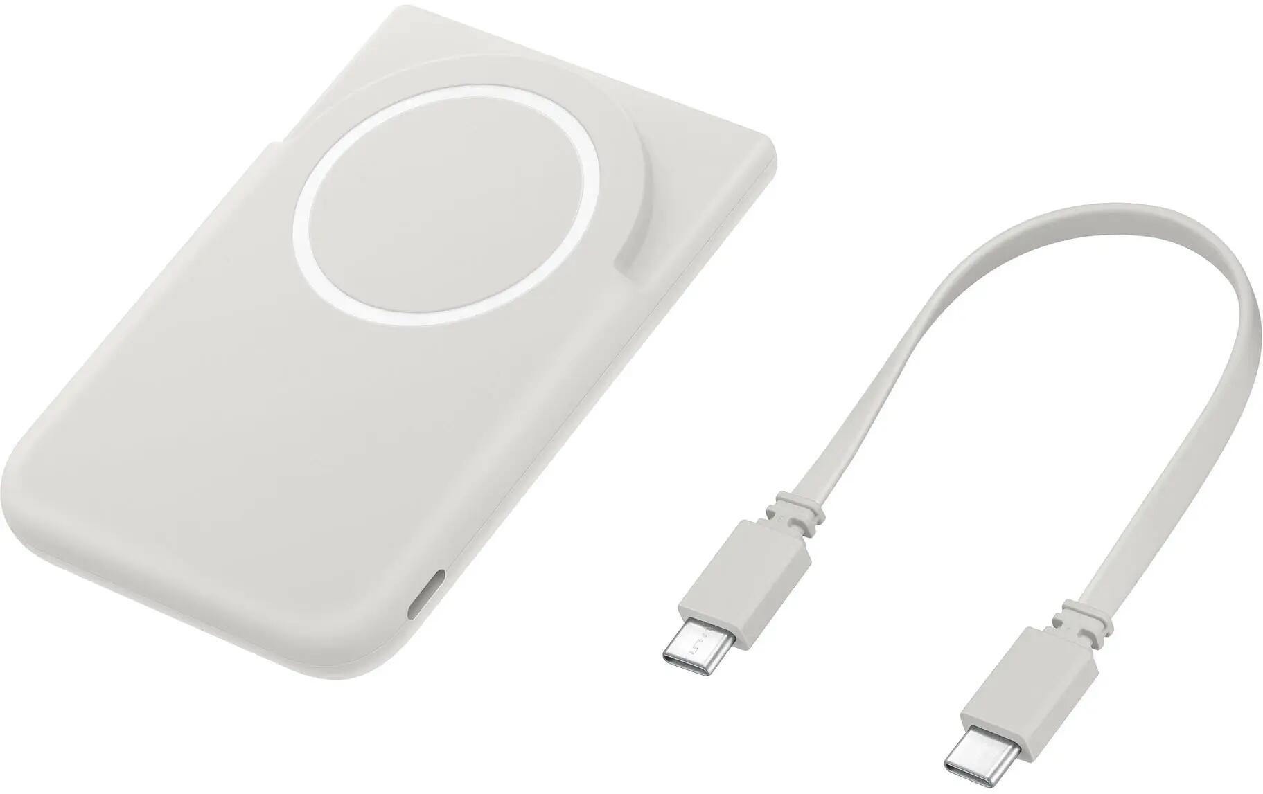 Samsung Powerbank Magnetica Wireless 5000 mAh Beige 2/3