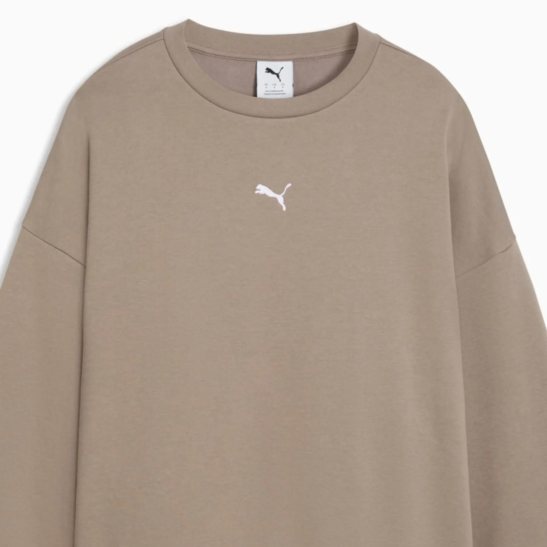 Sweat-shirt de sport surdimensionné pour femme Puma ESS 3/3