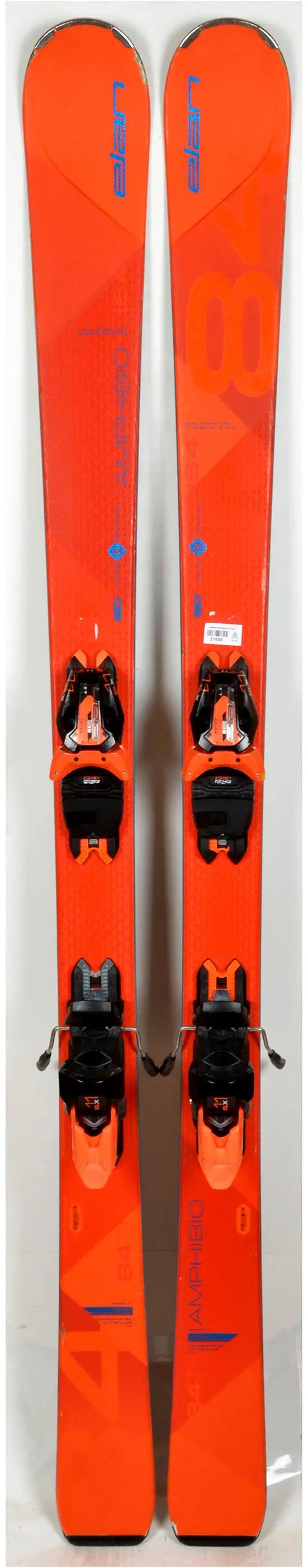 REONDITIONNE - Skis Elan AMPHIBIO 84 Ti full orange - CORRECT 2/3
