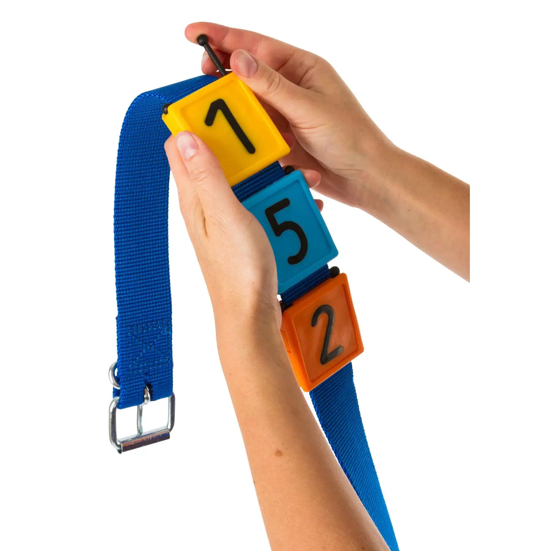 Plaqueta numerada para colar dobrável Kerbl (x6) 4/5