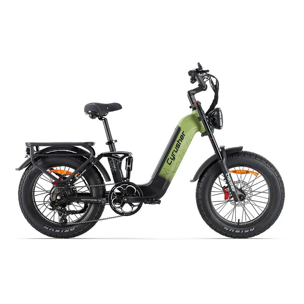 Bicicletă electrică cu suspensie completă Cyrusher Kommoda 3.0 , 48V și 20Ah