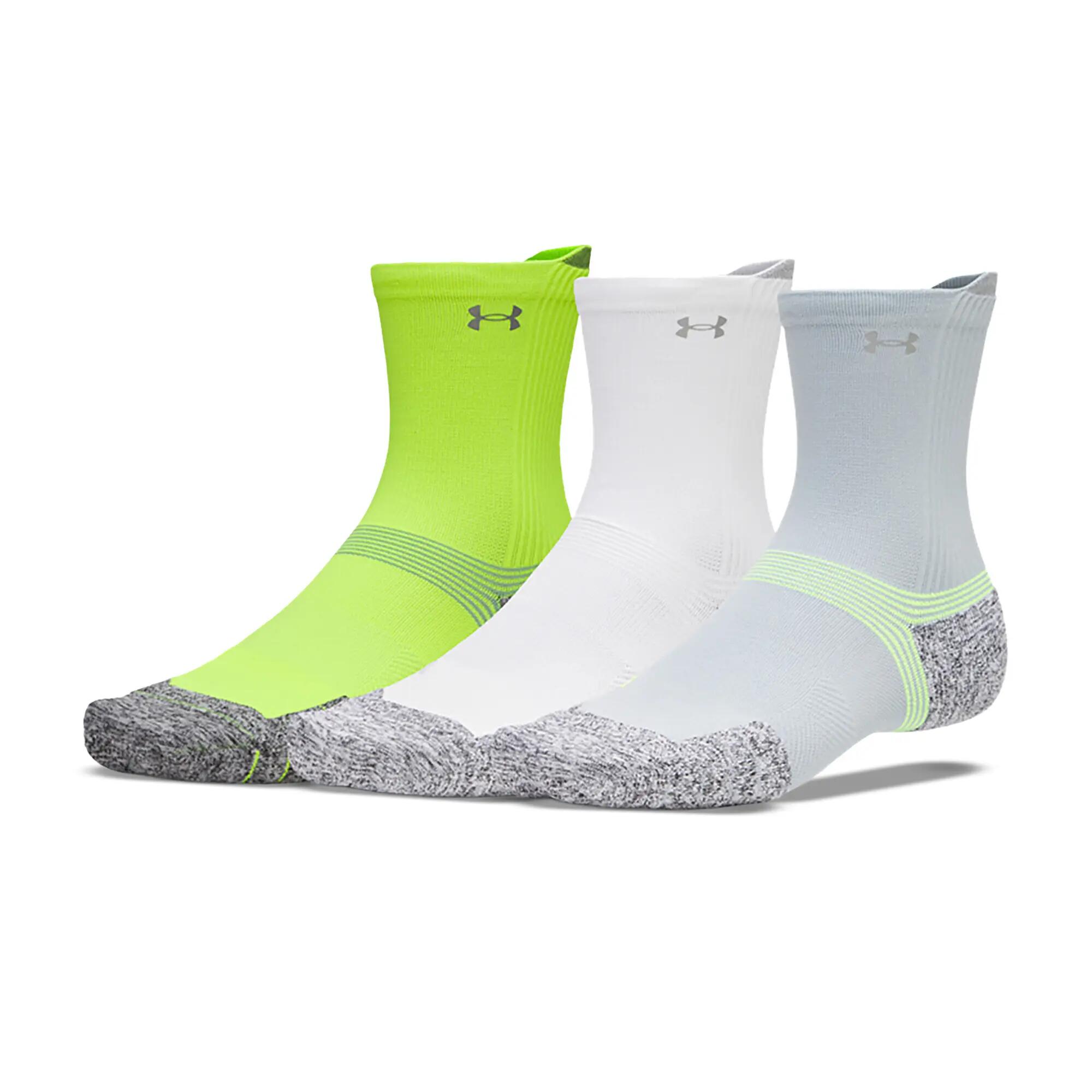 Calcetines Under Armour Velociti Run Cushion, paquete de 3 pares 4/4