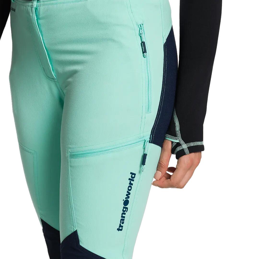 Pantalón para Mujer Trangoworld Trx2 dura extreme wm evo Verde/Azul 7/7