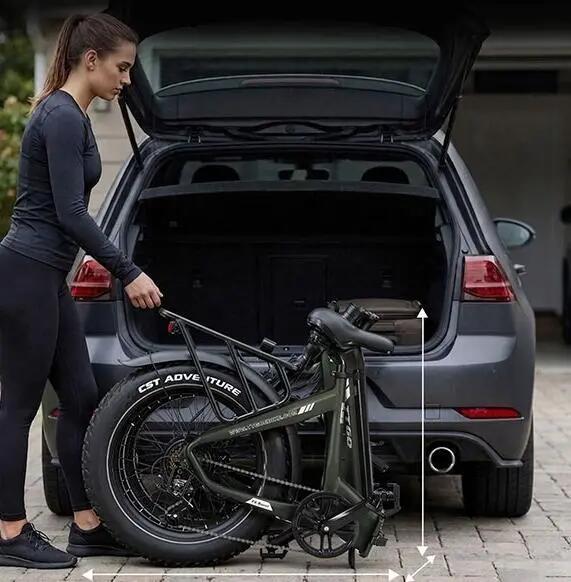 Bicicleta Eléctrica Plegable TTGO F6Boost, Batería 48V 18AH, Neumáticos 20*4.0 5/5