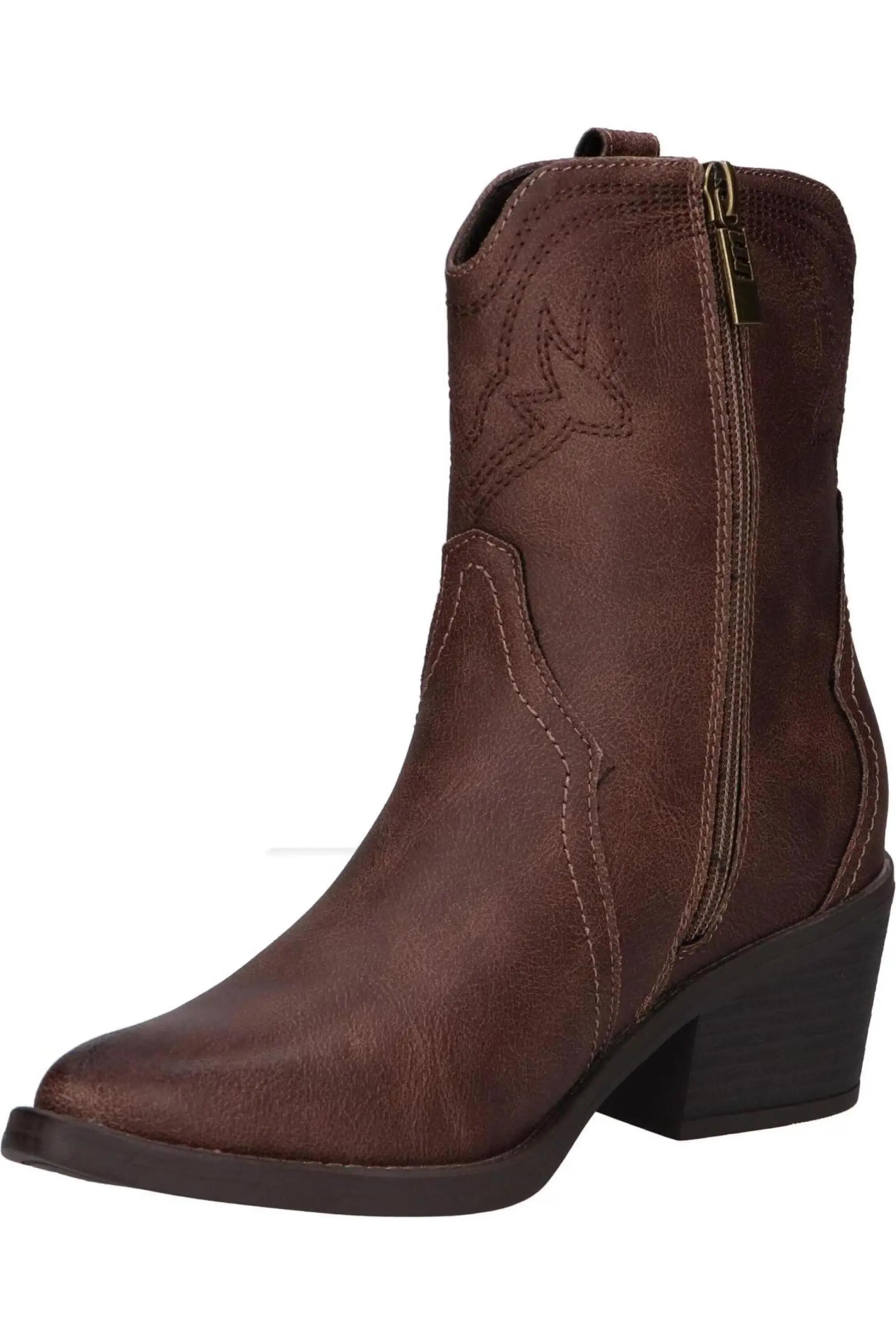 Chaussures pour femme Mustang Bottine Marron. 3/5