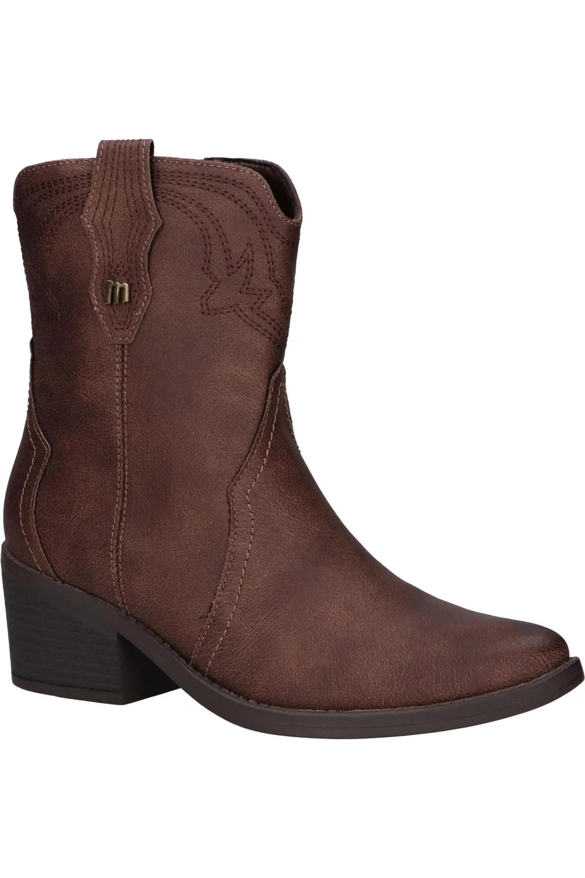 Chaussures pour femme Mustang Bottine Marron. 2/5