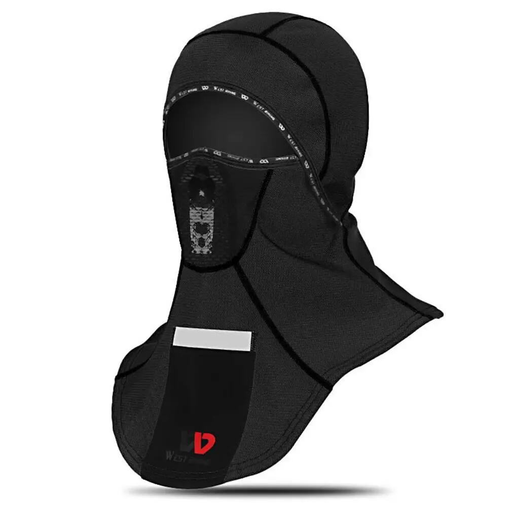Cagoule coupe-vent réfléchissante vélo ski WEST BIKING 2/3