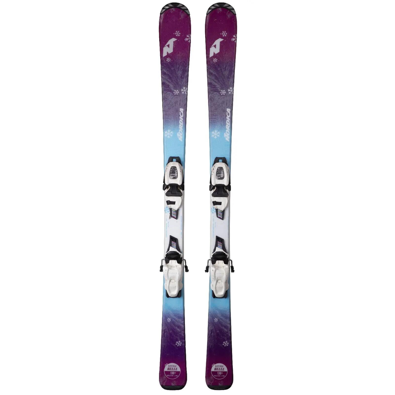RECONDITIONNE - Ski Junior Nordica Little Belle + Fixations 2/4