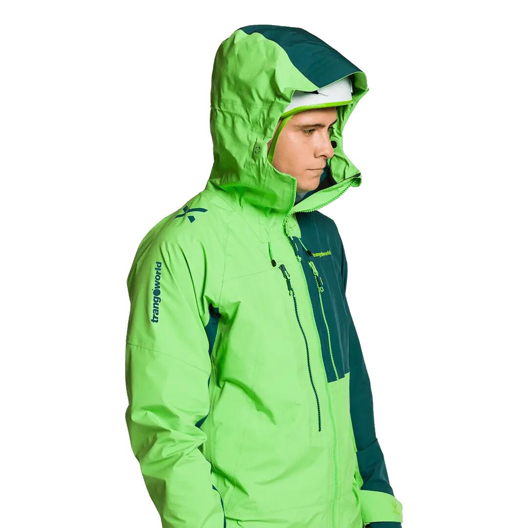 Chaqueta para Hombre Trangoworld Trx2 shell lt evo Verde/Verde Impermeable 7/7