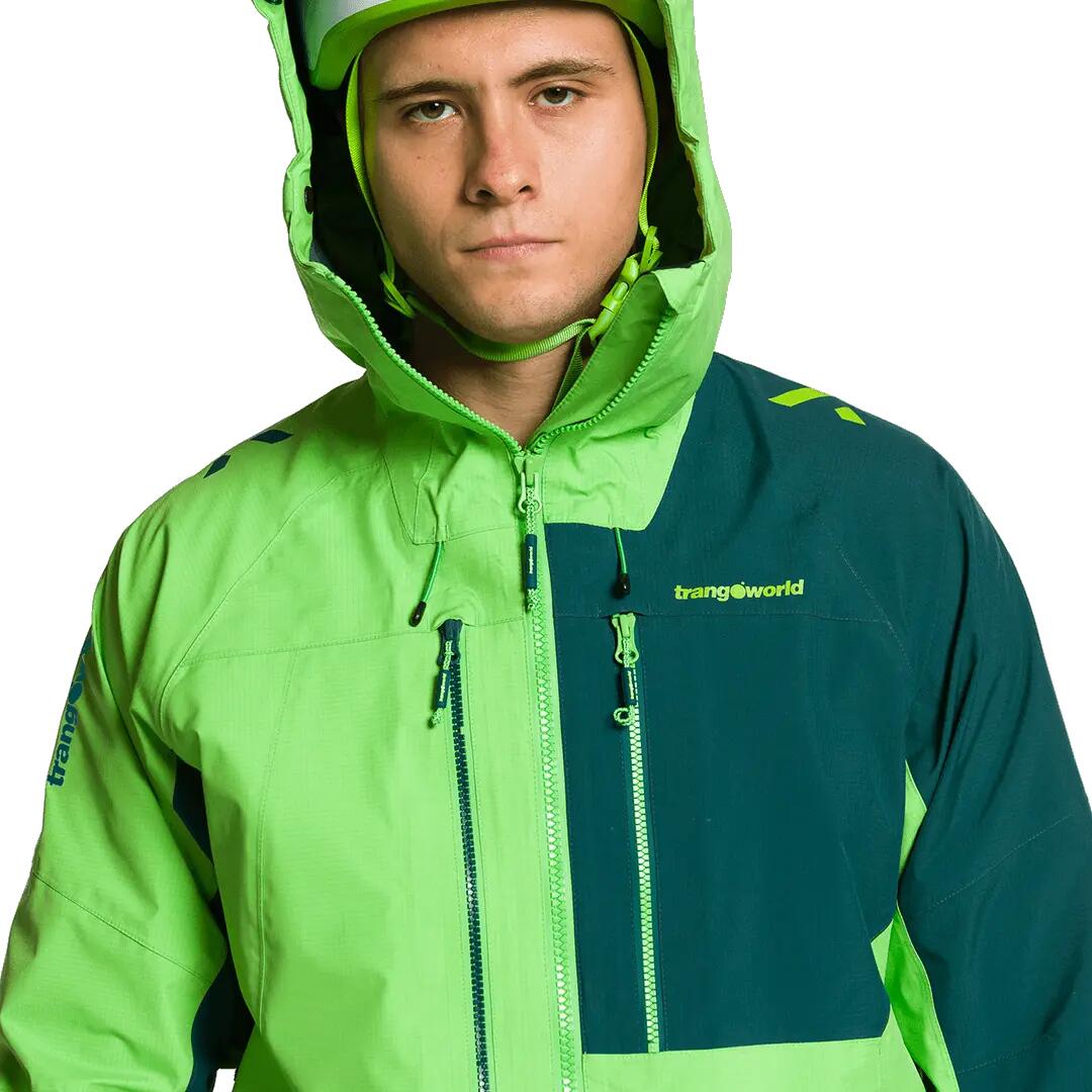 Chaqueta para Hombre Trangoworld Trx2 shell lt evo Verde/Verde Impermeable 5/7
