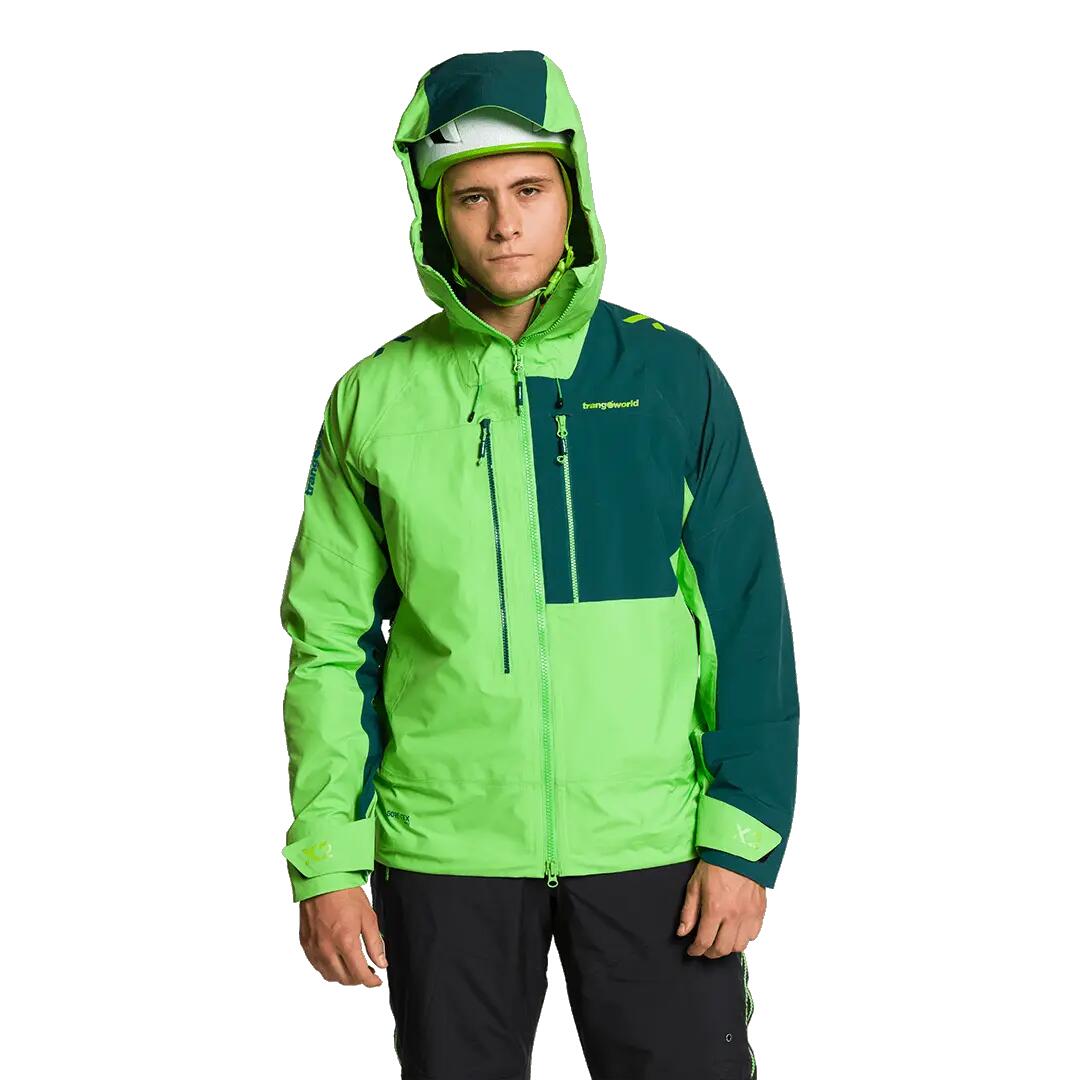 Chaqueta para Hombre Trangoworld Trx2 shell lt evo Verde/Verde Impermeable 4/7